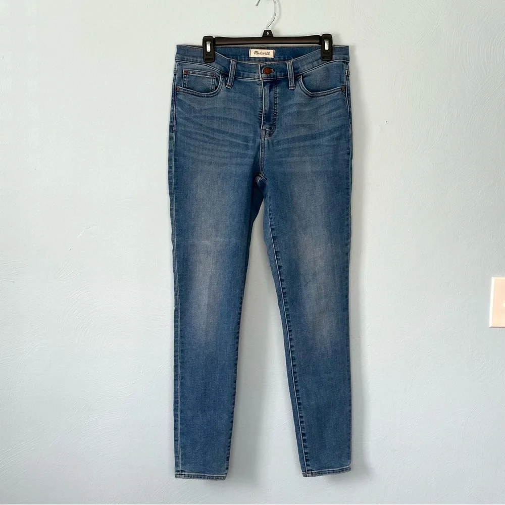Madewell Roadtripper Skinny Jeans Size 29 Tall Medium Wash High Rise Stretch EUC